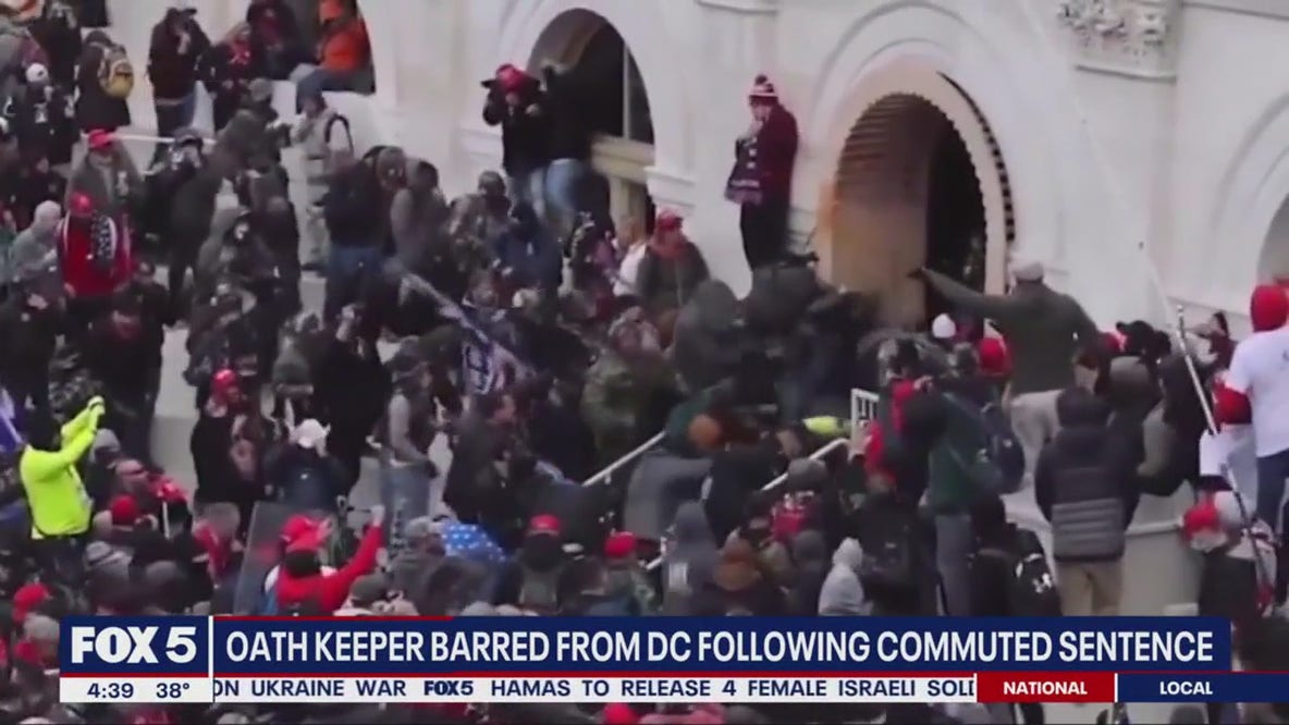 Oath Keeper founder Stewart Rhodes barred from DC